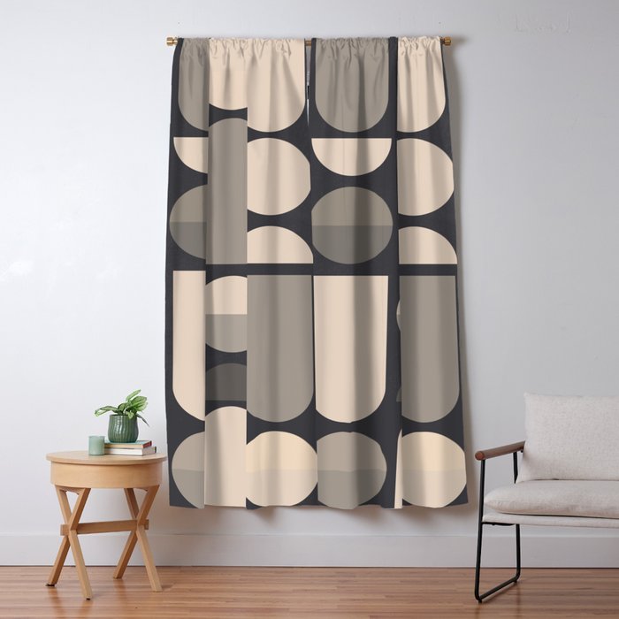 Abstract Geometric Shapes 73 Window Curtain Gallery Image 5