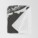 Growth Rings - 65 Years - Black Throw Blanket Gallery Image 3