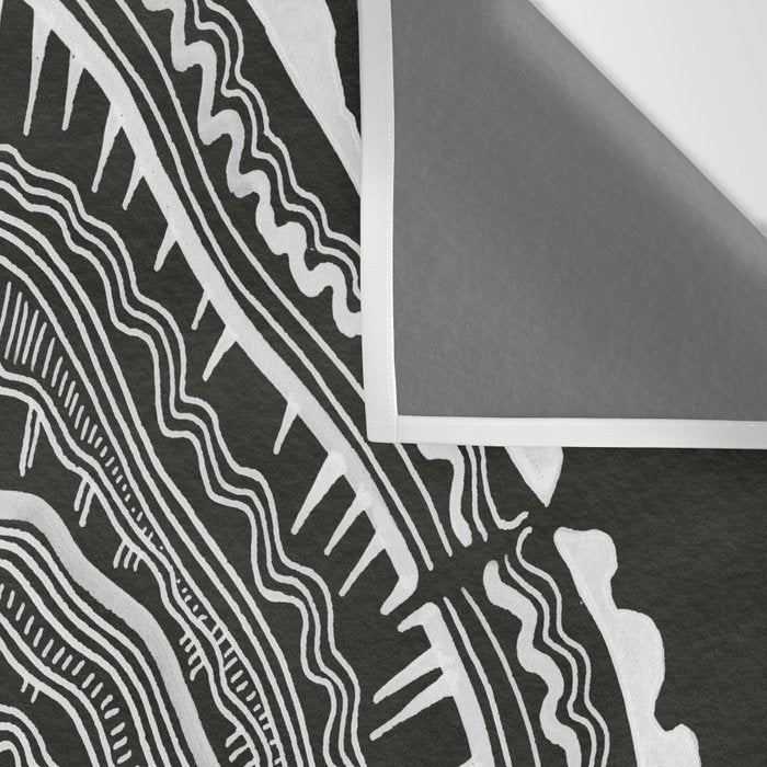 Growth Rings - 65 Years - Black Wall Tapestry Gallery Image 3