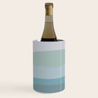 Calming Ocean Waves in Soft Dusty Pastels Wine Chiller Gallery Image 2