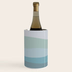Calming Ocean Waves in Soft Dusty Pastels Wine Chiller Gallery Image 1