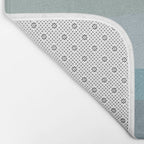 Calming Ocean Waves in Soft Dusty Pastels Bath Mat Gallery Image 2
