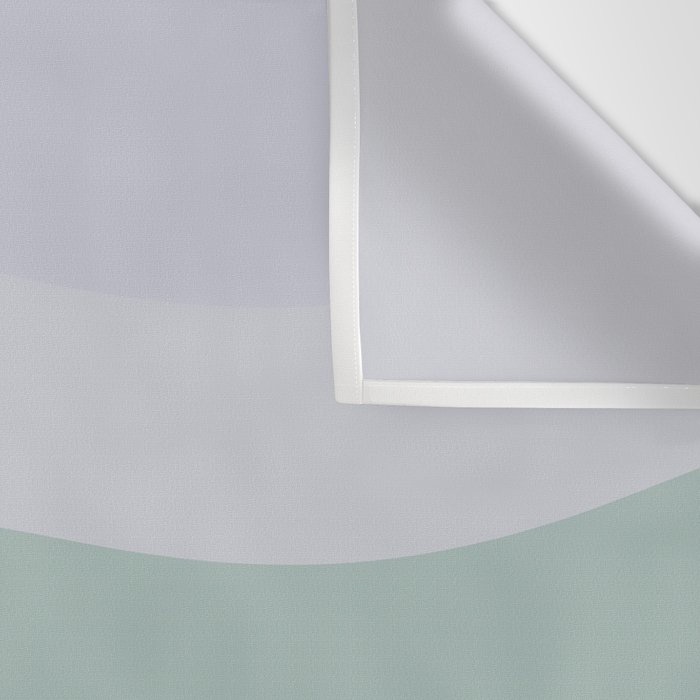 Calming Ocean Waves in Soft Dusty Pastels Wall Tapestry Gallery Image 3