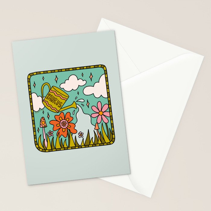 Taurus Garden Stationery Card Gallery Image 2