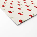 Y2K Cherries - Creme Pattern Miniature Welcome Mat Gallery Image 2