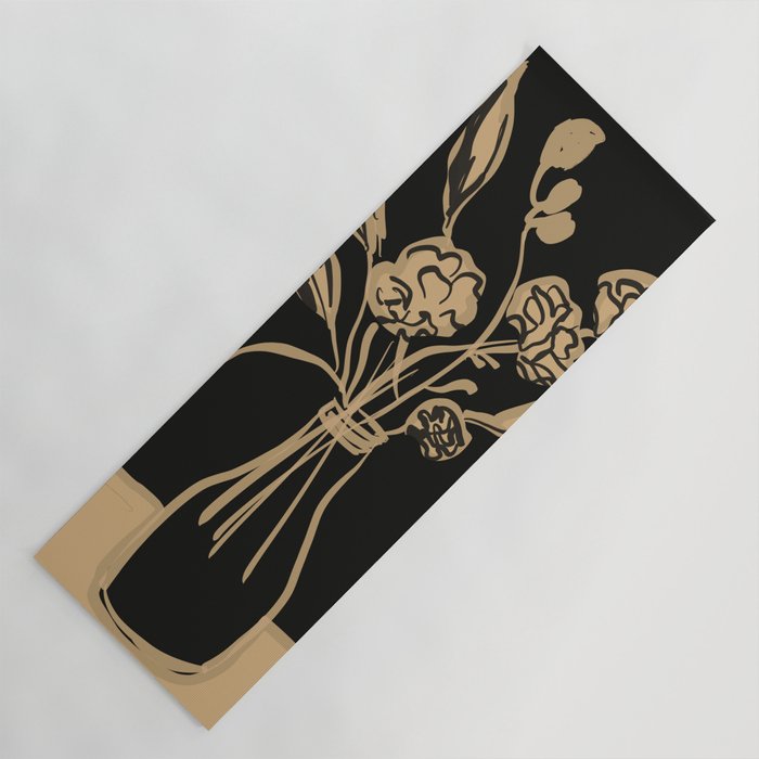 Minimalist Flowers In A Vase 5 Yoga Mat Gallery Image 1