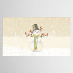Snowman and Birds Tablecloth Gallery Image 2