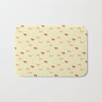Herd of Wild West horses pattern Bath Mat Gallery Image 1