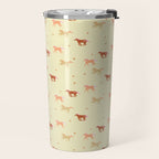 Herd of Wild West horses pattern Travel Mug Gallery Image 2