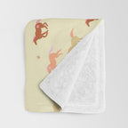 Herd of Wild West horses pattern Throw Blanket Gallery Image 3