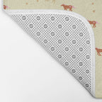 Herd of Wild West horses pattern Bath Mat Gallery Image 2