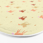 Herd of Wild West horses pattern Bath Mat Gallery Image 3