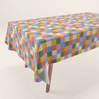 Bold Colorful Checks Pattern - Small XXXVII Tablecloth Gallery Image 1