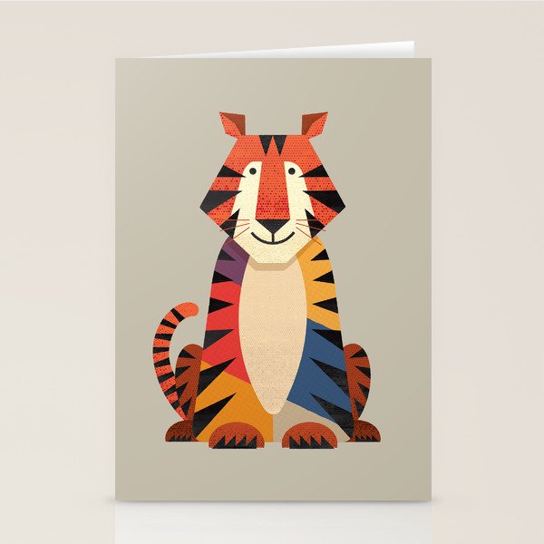 Tiger Stationery Card Gallery Image 2