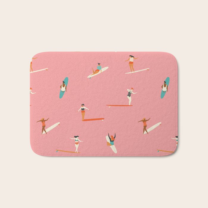 Surf sistas Bath Mat Gallery Image 1