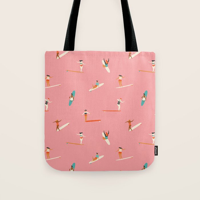 Surf sistas Tote Bag Gallery Image 1