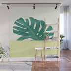 Monstera Dip II Wall Mural Gallery Image 1