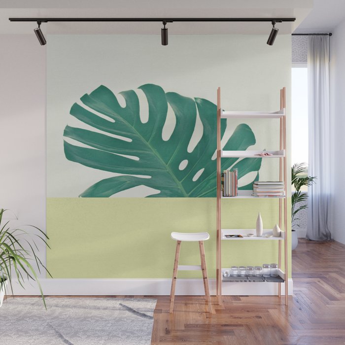 Monstera Dip II Wall Mural Gallery Image 1