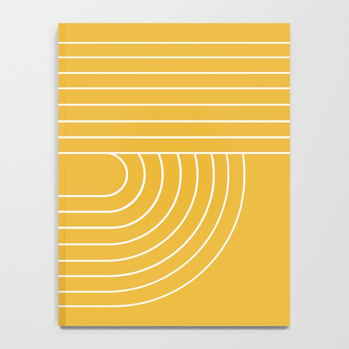 Oval Lines Abstract VII Notebook Gallery Image 4