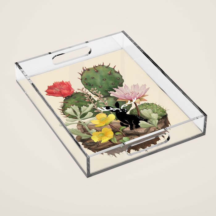 Tiny Jackalope Acrylic Tray Gallery Image 1