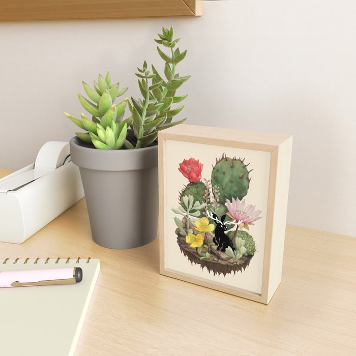Tiny Jackalope Mini Art Print Gallery Image 2