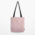 Pink and Gold Stars Tote Bag Gallery Image 2