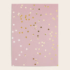 Pink and Gold Stars Poster Gallery Image 4