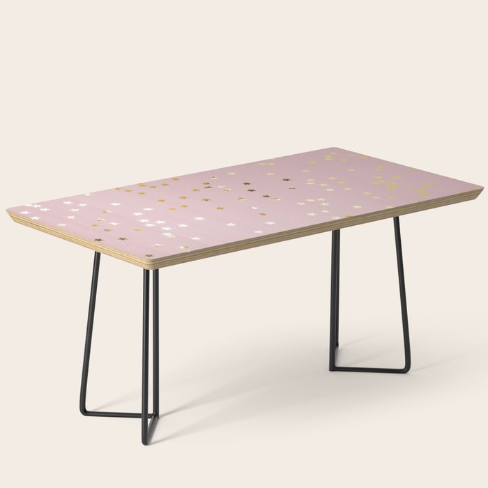 Pink and Gold Stars Coffee Table Gallery Image 1