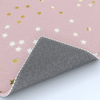 Pink and Gold Stars Rug Gallery Image 4