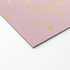 Pink and Gold Stars Welcome Mat Gallery Image 2
