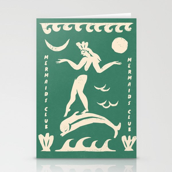 Mermaid club Stationery Card Gallery Image 1