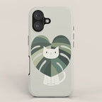 Cat an Plant 62: A Green Lion iPhone Case Gallery Image 1