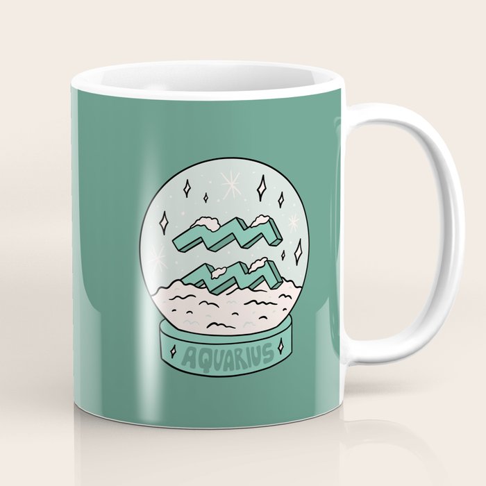 Aquarius Snow Globe Coffee Mug Gallery Image 1