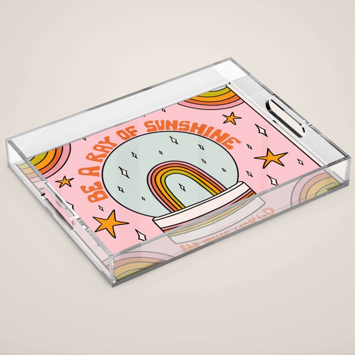 Be A Ray of Sunshine Acrylic Tray Gallery Image 1