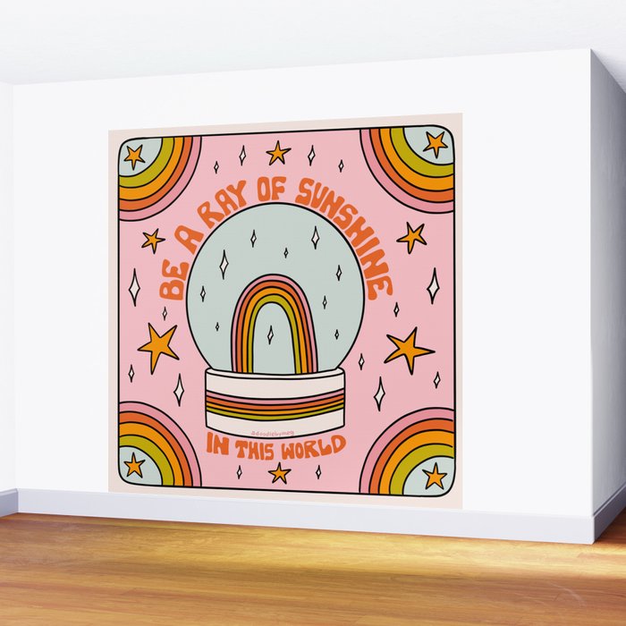 Be A Ray of Sunshine Wall Mural Gallery Image 2