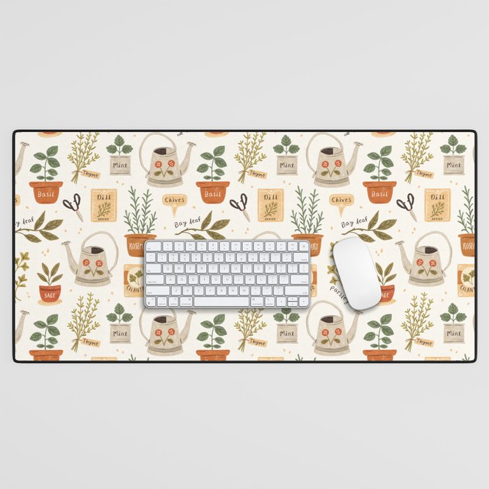 Herb Garden Desk Mat Gallery Image 1