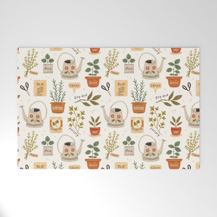 Herb Garden Welcome Mat Gallery Image 1