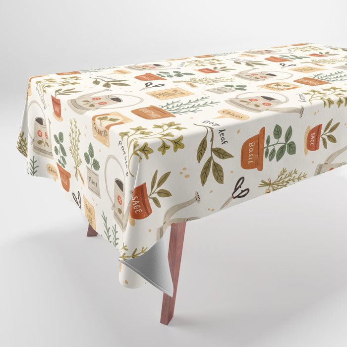 Herb Garden Tablecloth Gallery Image 1