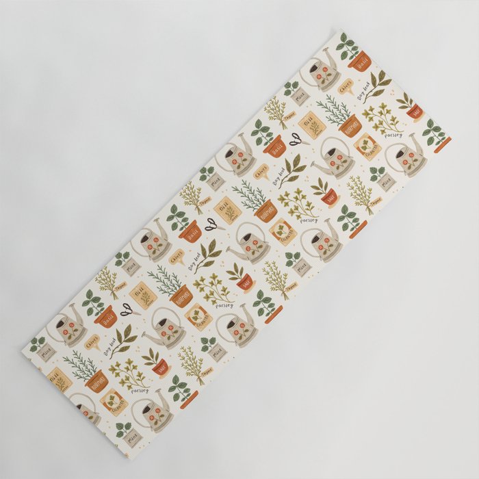 Herb Garden Yoga Mat Gallery Image 1