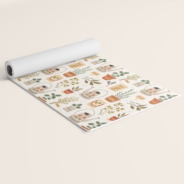 Herb Garden Yoga Mat Gallery Image 2