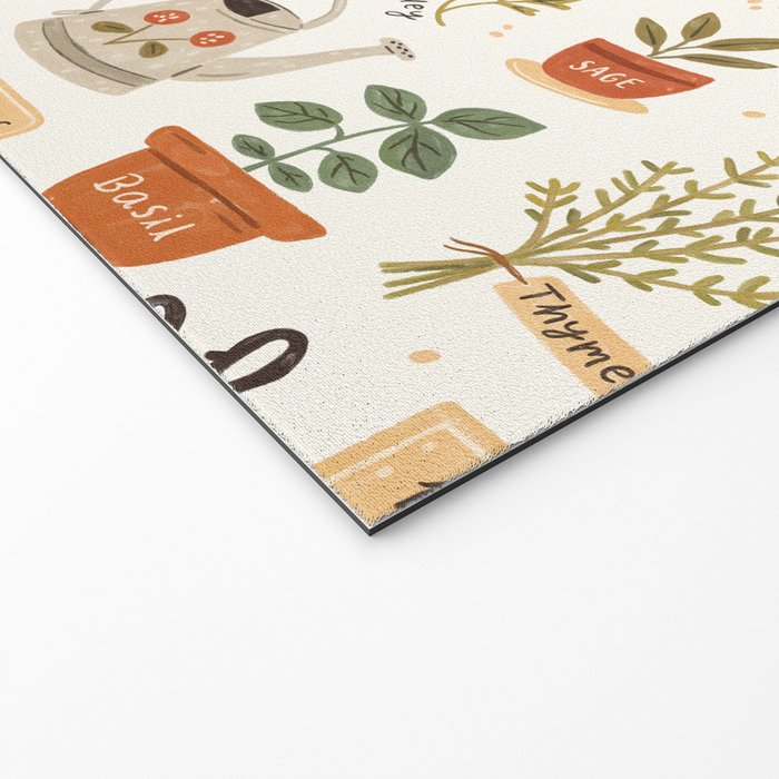 Herb Garden Welcome Mat Gallery Image 2