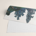 Resting at Dogo - Nature Ukiyo Landscape in Green, Orange, Red & Blue Wrapping Paper Gallery Image 2