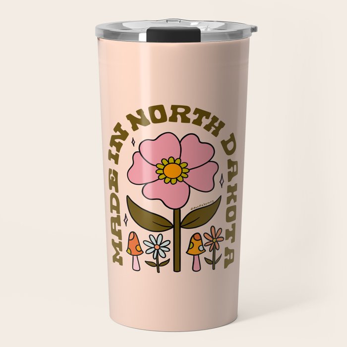 Made In North Dakota Travel Mug Gallery Image 1
