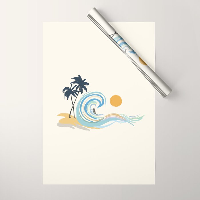 Minimalistic Summer II Wrapping Paper Gallery Image 1