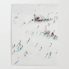 Aerial shot of ski resort Poster Gallery Image 4