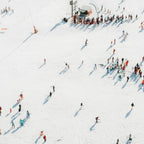 Aerial shot of ski resort Coffee Mug Gallery Image 2