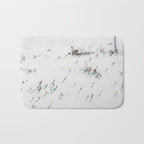 Aerial shot of ski resort Bath Mat Gallery Image 1