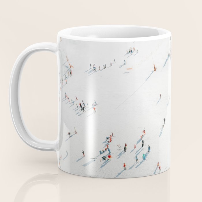 Aerial shot of ski resort Coffee Mug Gallery Image 3