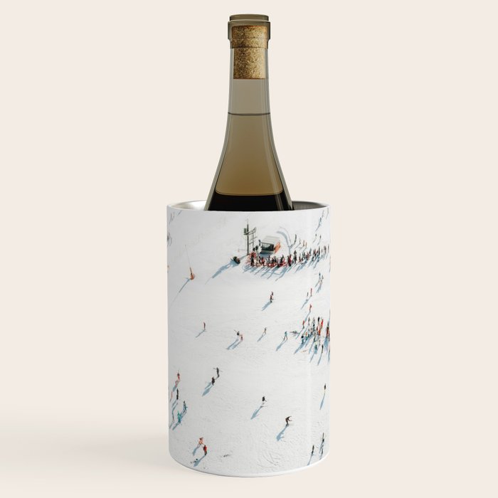 Aerial shot of ski resort Wine Chiller Gallery Image 1