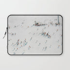 Aerial shot of ski resort Laptop Sleeve Gallery Image 1